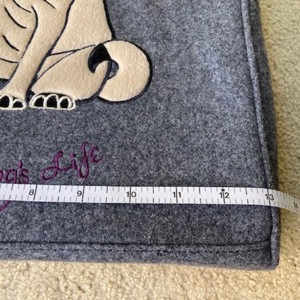 Lulu Guinness London "It's a Dogs Life"' Pug Tote Bag - Picture 13 of 16